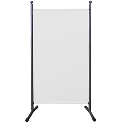 Immagine di QUICK STAR Paravento da Giardino 180 x 78 cm Divisorio in Tessuto Balcone Protezione della Privacy Bianco