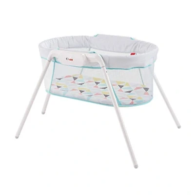 Immagine di Fisher Price Dolci Sogni Culla per Neonati, Include Gambe Rimovibili e 1 Pratica Borsa da Viaggio, Multicolore, GBR67