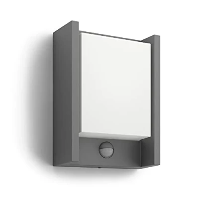 Immagine di Philips 1646193P3 Lampada Arbour in plastica, 1 x 6 W, 230 V, 4000 K, 176 mm 86 241 mm, antracite