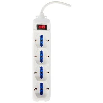 Immagine di Brennenstuhl, Presa multipla Eco Line con interruttore 4 posti, combinazione di tipo L e Schuko, Spina