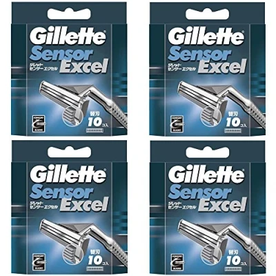 Immagine di [Set product] Gillette Sensor Excel Spare blade 10 pieces x 4