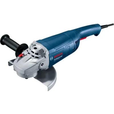 Immagine di Smerigliatrice angolare Bosch Professional GWS 20 230 J (2.000 watt, incl. impugnatura agg., flangia di montaggio, dado serraggio, cuffia prot., chiave a due perni, in confezione cartone)