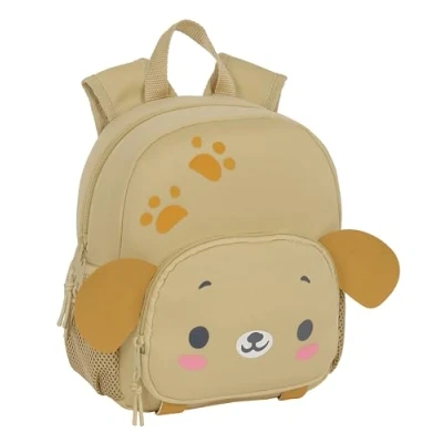 Immagine di Safta Cucciolo zaino in neoprene, per bambini, ideale bambini di diverse età, comodo e versatile, 20 x 9 25 cm, colore Sabbia, Estándar, Casual