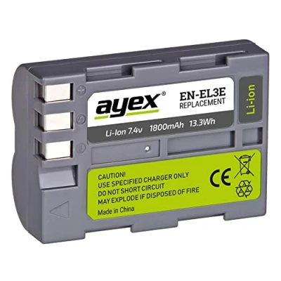 Immagine di Ayex eN eL3e batteria agli ioni di litio per Nikon D90 D200 D300 D700