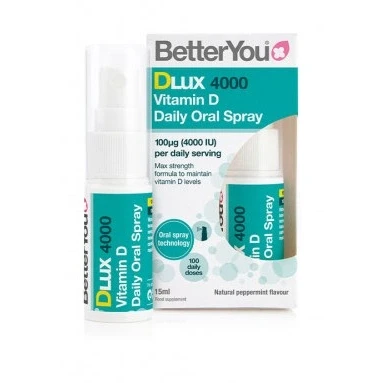 Immagine di Spray orale con vitamina D, 4000UI, 15ml, BetterYou
