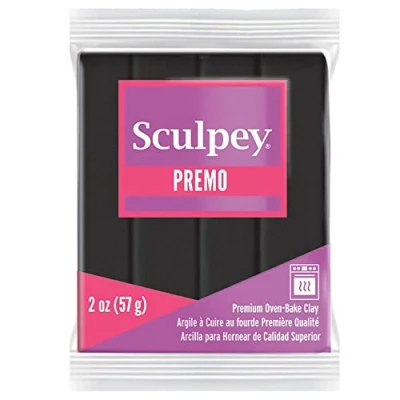 Immagine di Sculpey Premo fimo 2 Once Nero, Colore, PE02 5042