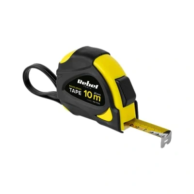 Immagine di RB 1136 Metro a nastro professionale robusto con sistema di avvolgimento, 10 m, larghezza 25 mm