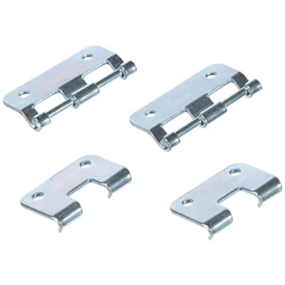 Immagine di Adam Hall Hardware 2251 M2 AH Bustina con set di 2 cerniere sganciabili grandi zincate