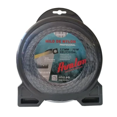Immagine di Avalon Filo elicoidale Universale in Nylon per decespugliatore e Tosaerba (2,7 mm x 70 m)