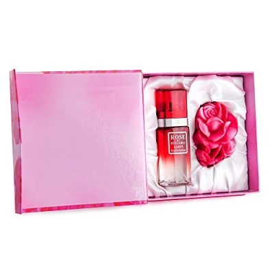 Immagine di Rose of Bulgaria Gift Set Hand Made Glycerin Soap 40g &amp; Perfume 25ml in Luxurious Box by Bio Fresh