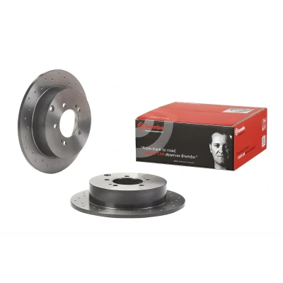 Immagine di BREMBO 08.A755.1X Disco freno 302 10 5 forato, pieno rivestito MITSUBISHI: Lancer 7 Limousine, Outlander 2 SUV, 8 Limousine