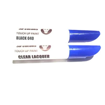 Immagine di SD COLORS 12 ml Vernice Ritocco con Pennello e Trasparente Black (040) Compatibile Mercedes Riparazione di Graffi, Scheggiature Verniciatura