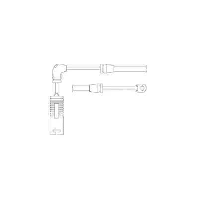 Immagine di DELPHI LZ0156 Kit contatti segnalazione, Usura guarnizione freno