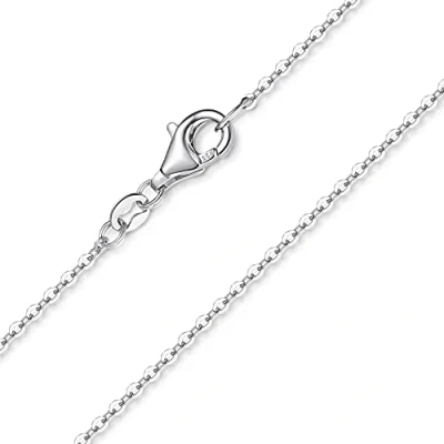 Immagine di MATERIA collana da donna in argento 925 rodiato sottile 1 mm 40 80 cm # K97 e argento, colore: cod. #K97