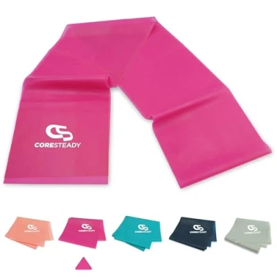 Immagine di Coresteady Elastici Fitness 5 Livelli di Resistenza per Elastico Fasce Elastiche Fisioterapia e Yoga Palestra Forza Set con Guida Gratuita