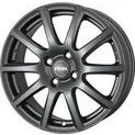 Immagine di RIAL 5 fori 16Pollici 112mm cerchio in lega Milano titanio MI65645U22 Cerchione