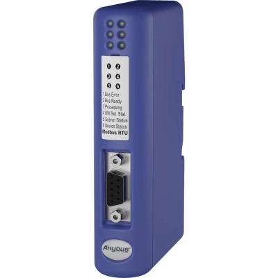 Immagine di Anybus AB7010 Modbus RTU Convertitore seriale RS 232, 422, 485, Sub D9 isolato galvanicamente 24 V/DC 1 pz.