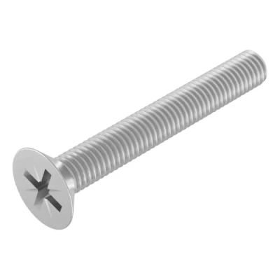 Immagine di SECCARO Viti a testa svasata M6 x 45 mm, in acciaio inox V2A VA A2, DIN 965, Phillips PZ, filettatura completa, 20 pezzi