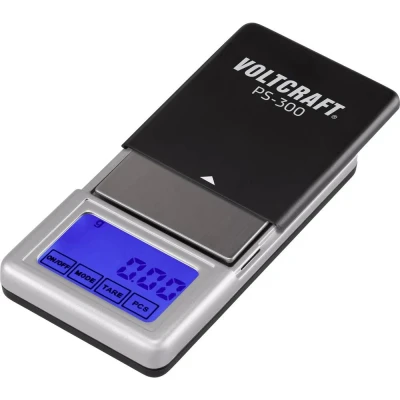 Immagine di VOLTCRAFT VC 8912595 PS 200 Bilancia tascabile Portata max. g Risoluzione 0.01 a batteria Nero, Argento