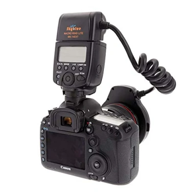 Immagine di Meike MK 14EXT LED E TTL Macro Anello Flash Per Canon 5D II III 6D 7D 60D 70D 700D SLR con 8 Adattatore