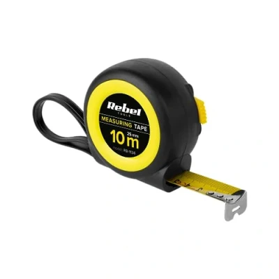 Immagine di RB 1134 Metro a nastro professionale robusto con sistema di avvolgimento, 10 m, larghezza 25 mm
