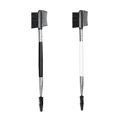 Immagine di Spazzola per Sopracciglia, 2 Pcs Pennello Ciglia, Pettine Ciglia a Doppia Estremità, Separatore Modificare Sopracciglia e Cigli, Strumenti il Trucco