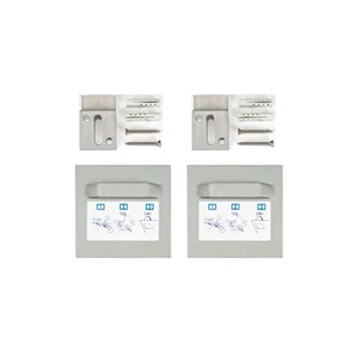 Immagine di Set di fissaggio autoadesivo, supporto per specchio dibond (2 supporti ganci a Z, 70 x mm)