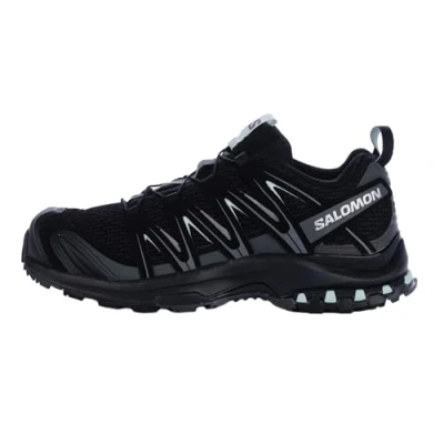 Immagine di Salomon XA Pro 3D Scarpe da Trail Running e Escursionismo Donna, Stabilità, Aderenza, Protezione a lungo termine, Black/Magnet/Fair Aqua, 40 2/3 EU