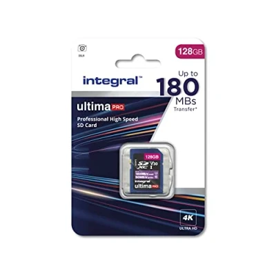 Immagine di Integral scheda Micro SD da 128 GB, velocità di lettura video 4K, 180 MB/s e scrittura 90 MB/s, memoria MicroSDXC A2 C10 U3 UHS I V30