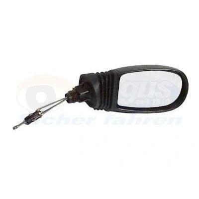 Immagine di Specchio retrovisore esterno Van Wezel 1620804 Dx nero completo, convesso, regolabile dall&#039;interno, Regolazione:comando cavo flessibile