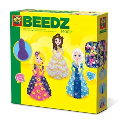 Immagine di SES Creative Flower Beedz Perline termoadesive Principesse, Diversi Colori, 6268