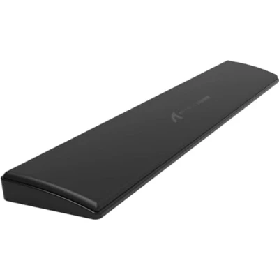Immagine di Poggiapolsi ergonomico per 104 tasti Tastiera full size Piedi in gomma antiscivolo con memory foam cuscino da polso supporto computer portatile ore di digitazione confortevole gioco lavoro