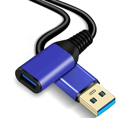 Immagine di Cavo Prolunga USB 3.0 [2M, 2Pezzi], Maschio e Femmina 5Gbps Estensione per Chiavetta USB, Hub Disco Rigido Esterno, Tastiera, Mouse, Stampante, Videocamera, Gamepad ECC