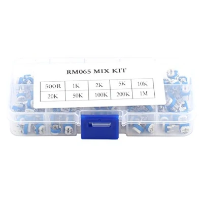 Immagine di Resistenza variabile 100pcs componenti elettronici resistenze 10 Resistor trimmer potenziometro 500ohm 1M Kit (100pcs)