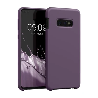 Immagine di kwmobile Cover per Samsung Galaxy S10e Custodia Back Case Smartphone in Silicone TPU Protezione Gommata Iris pallido