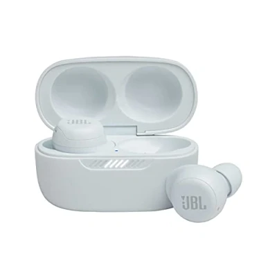 Immagine di JBL Live Free NC+ TWS True Wireless in Ear Noise Cancelling Cuffie Bluetooth, fino a 21 ore di riproduzione Bianco