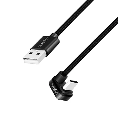 Immagine di LogiLink Cavo USB 2.0 Spina C®, A 1.00 m Nero CU0192