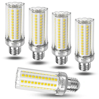 Immagine di LED E27 Lampadina 4000K Bianco Neutro 1900LM,Equivalenti a 120W 150W Lampada Alogena, Angolo 360, Edison,Nessun Sfarfallio,Alta luminosità e Risparmio Energetico Non Dimmerabile, 5 Pezzi