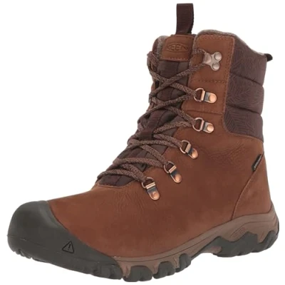Immagine di KEEN Greta Boot Waterproof, Scarponi da Neve Donna, Bison/Java, 37 EU