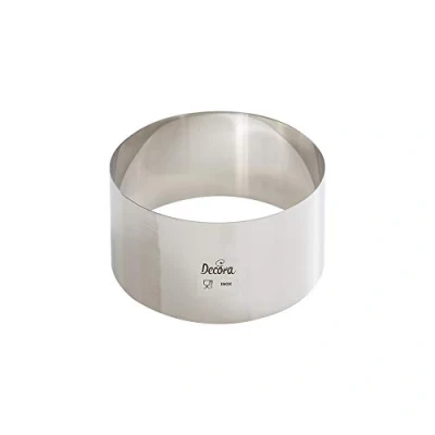 Immagine di Decora 0063804 Cerchio Inox, Ø 9 x 6 cm in Acciaio Inossidabile, Argento