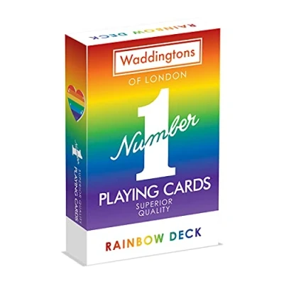 Immagine di Winning Moves Waddingtons No.1 Carte da Gioco, Colore: Arcobaleno, Multicolore, WM00756 EN1 12