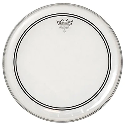 Immagine di Membrana di tamburo Powerstroke Remo P3 trasparente Dot Tom/Snare 14 Inches