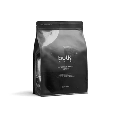 Immagine di Bulk Informed Whey Proteine isolate in polvere, frullato proteico con enzimi digestivi aggiunti, gelato alla vaniglia, 2,27 kg, la confezione può variare