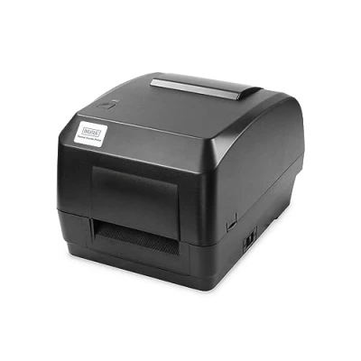 Immagine di Digitus DA 81020 Stampante di etichette trasferimento termico diretto 203 x 200 dpi Larghezza etichetta (max.): 108 mm LAN, RS 232, USB