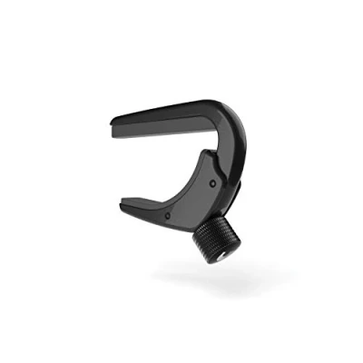 Immagine di Planet Waves PW CP 11 NS Capotasto per banjo e mandolino a 4 o 5 corde, in alluminio, colore: Nero