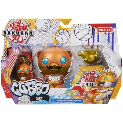 Immagine di Bakugan, Cubbo Deka Pack con esclusivo Jumbo King e Core Cubbo, Geogan Rising Transforming Action Figure da collezione, giocattoli per bambini dai 6 anni in su