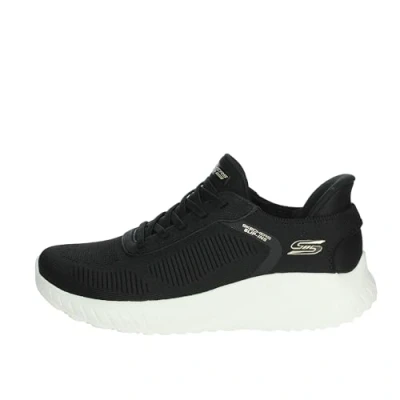 Immagine di Skechers Bobs Squad Chaos Current Muse, Scarpe da Ginnastica Donna, Nero, 38.5 EU