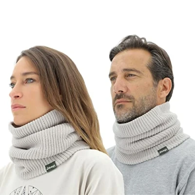 Immagine di JEEP O102601 J863 J Scaldacollo in Maglia A Costine J22W Unisex Light Graystone Uni