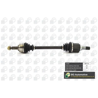 Immagine di BGA DS6310L Albero motore / Semiasse Assale anteriore Sx 650 NISSAN: Note I, Micra 3, C+C 3