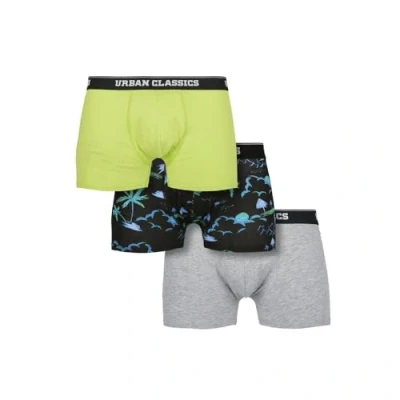 Immagine di Urban Classics 3 PACK Culotte, Uomo, Taglia: 6XL, Electiclime/grey